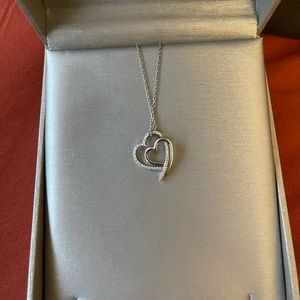 Diamond heart necklace